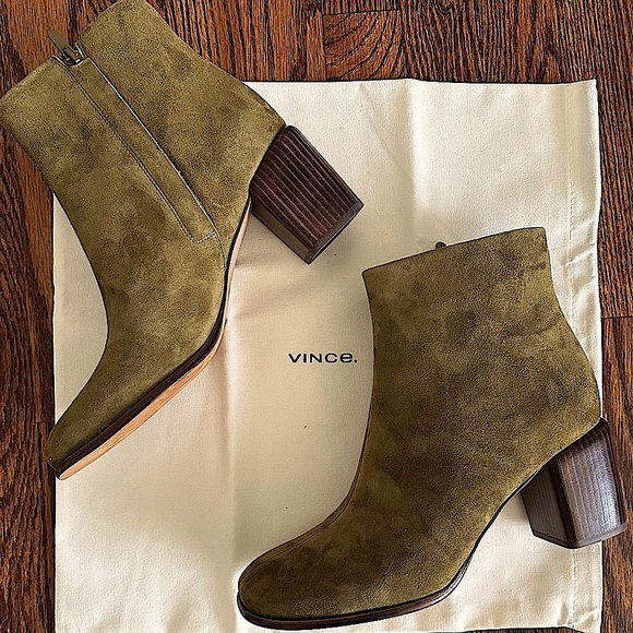 VINCE suede ankle Boots - NWT - Size 10 - Picture 3 of 14